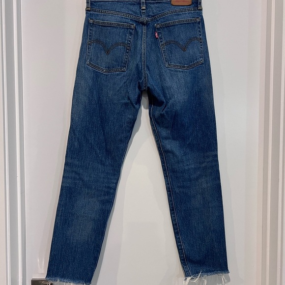 Levi's White Oak Cone Denim Wedgie Icon Ankle Jeans - Picture 5 of 7